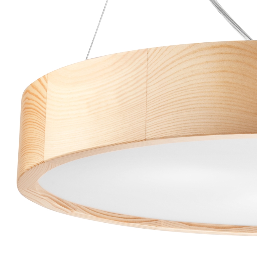 Pakabinamas sietynas NATURAL 3xE27/60W/230V ø 47 cm pušis
