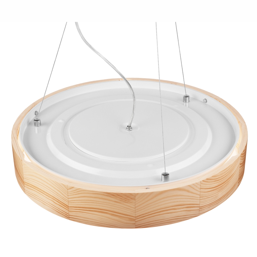 Pakabinamas sietynas NATURAL 3xE27/60W/230V ø 47 cm pušis