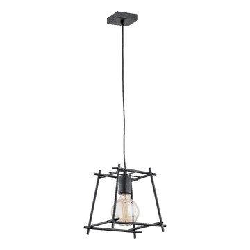 Pakabinamas sietynas NETI 1xE27/15W/230V juoda