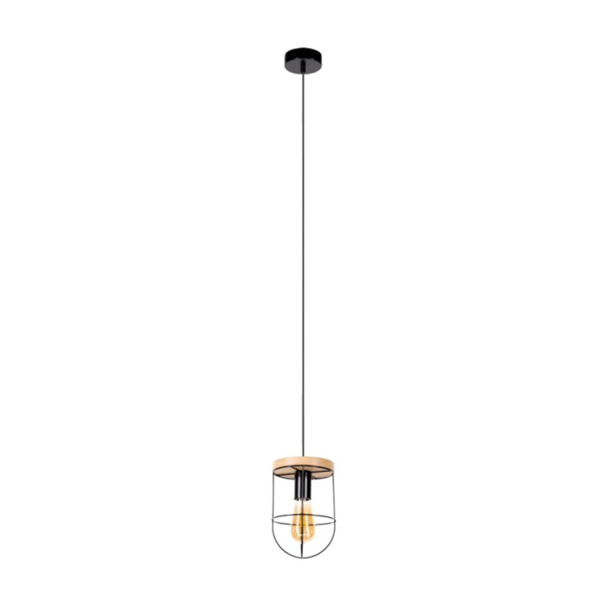 Pakabinamas sietynas NETUNO 1xE27/60W/230V ąžuolas