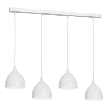 Pakabinamas sietynas NOAK 4xE27/15W/230V pilka