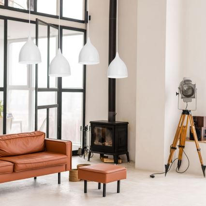 Pakabinamas sietynas NOAK 4xE27/15W/230V pilka