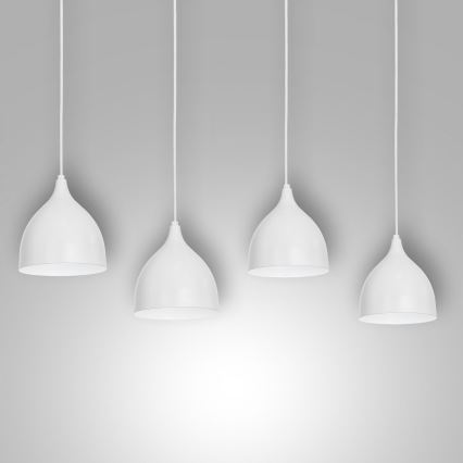 Pakabinamas sietynas NOAK 4xE27/15W/230V pilka