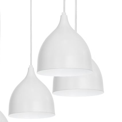 Pakabinamas sietynas NOAK 5xE27/15W/230V pilka