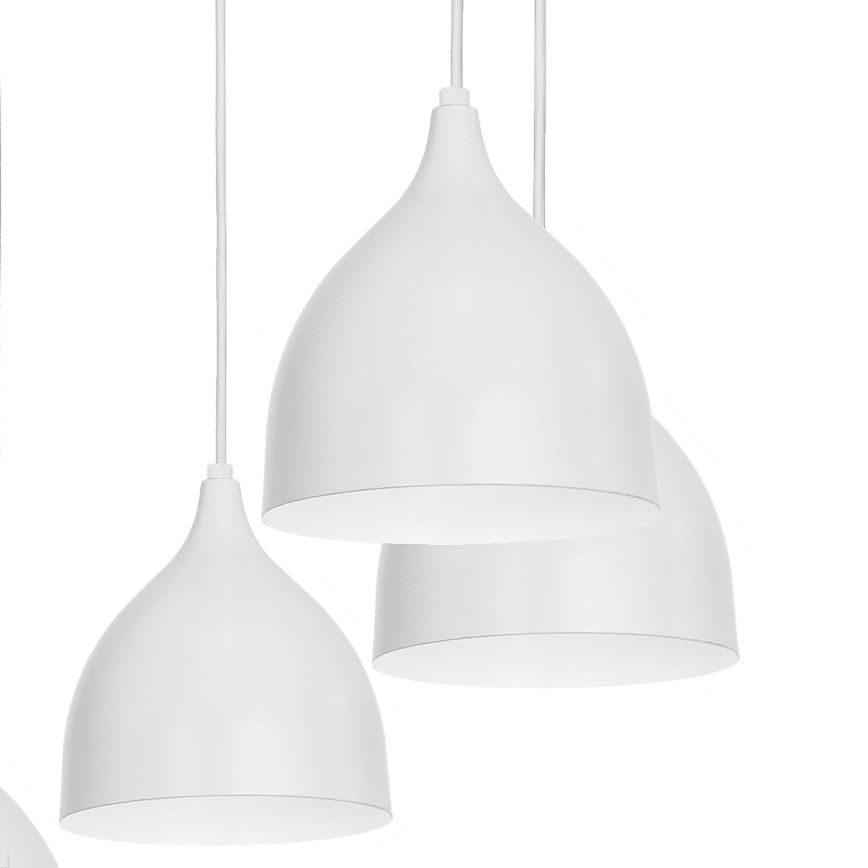 Pakabinamas sietynas NOAK 5xE27/15W/230V pilka