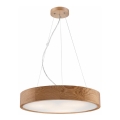 Pakabinamas sietynas OAK 3xE27/60W/230V ąžuolas ø 47,5 cm - FSC sertifikuota