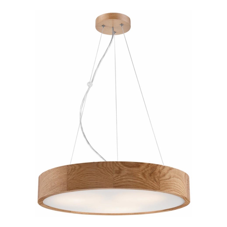 Pakabinamas sietynas OAK 3xE27/60W/230V ąžuolas ø 47,5 cm - FSC sertifikuota