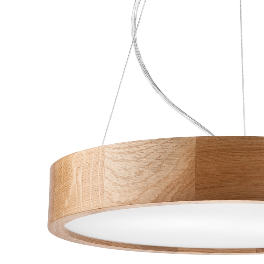 Pakabinamas sietynas OAK 3xE27/60W/230V ąžuolas ø 47,5 cm - FSC sertifikuota