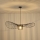 Pakabinamas sietynas OGGI 1xE27/40W/230V diametras 100 cm juoda