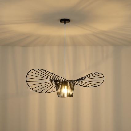 Pakabinamas sietynas OGGI 1xE27/40W/230V diametras 80 cm juoda