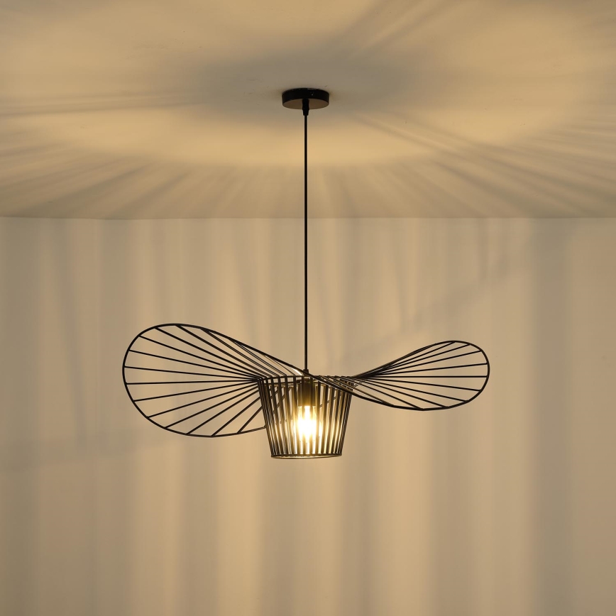 Pakabinamas sietynas OGGI 1xE27/40W/230V diametras 80 cm juoda