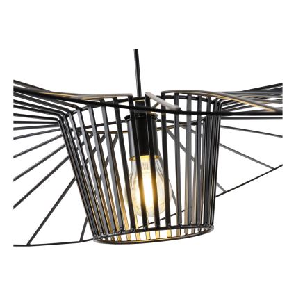 Pakabinamas sietynas OGGI 1xE27/40W/230V diametras 100 cm juoda