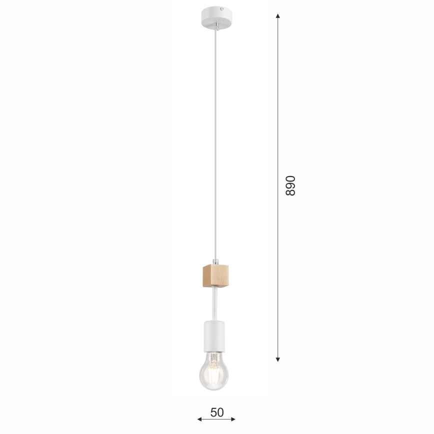 Pakabinamas sietynas ORAZIO 1xE27/60W/230V bukas