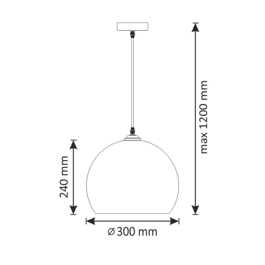 Pakabinamas sietynas OTIS 1xE27/20W/230V diametras 30 cm