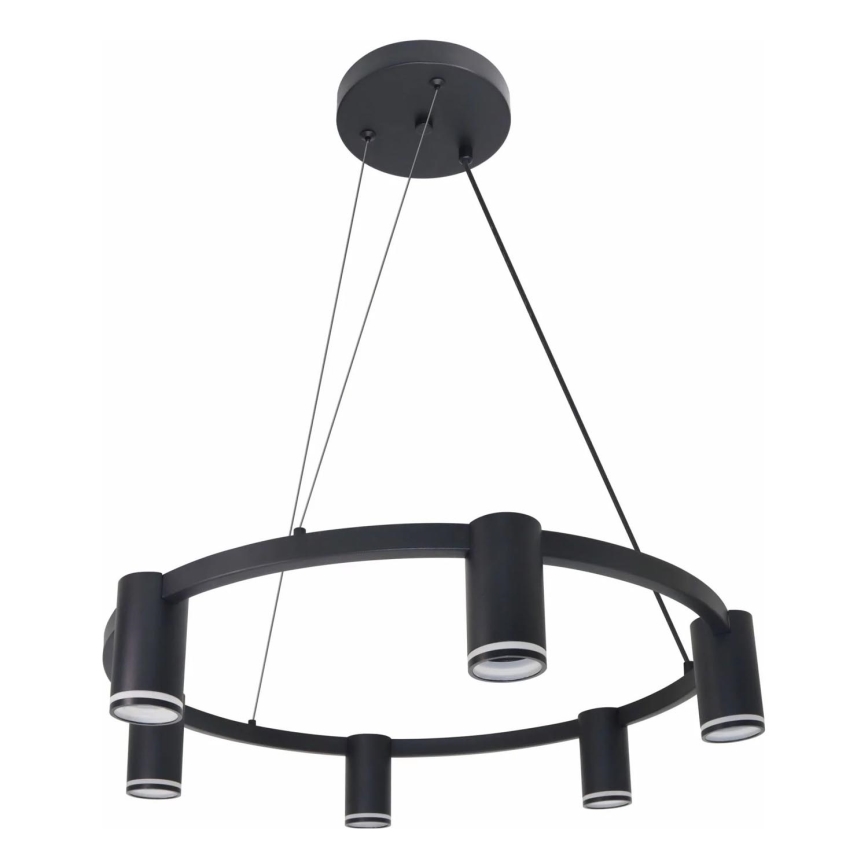 Pakabinamas sietynas PARYŽIUS 6xGU10/12W/230V juoda