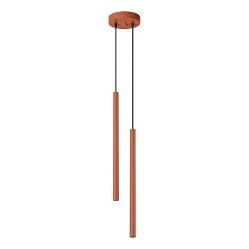 Pakabinamas sietynas PASTELO 2xG9/8W/230V raudona