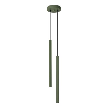 Pakabinamas sietynas PASTELO 2xG9/8W/230V žalia