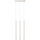 Pakabinamas sietynas PASTELO 3xG9/8W/230V kreminė