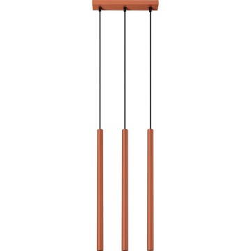 Pakabinamas sietynas PASTELO 3xG9/8W/230V raudona