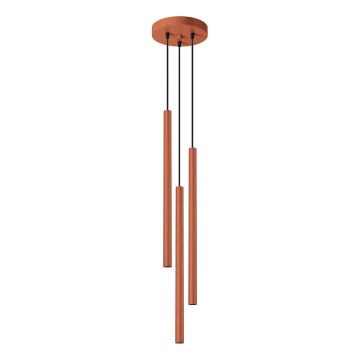 Pakabinamas sietynas PASTELO 3xG9/8W/230V raudona
