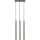 Pakabinamas sietynas PASTELO 3xG9/8W/230V žalia