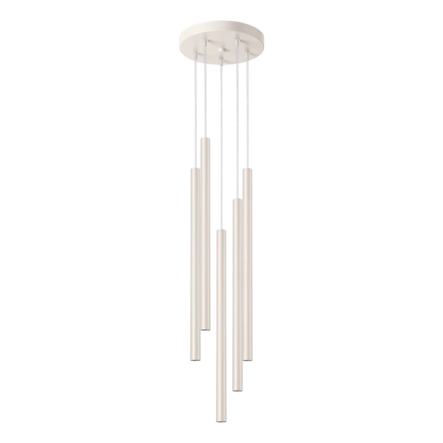 Pakabinamas sietynas PASTELO 5xG9/8W/230V kreminė