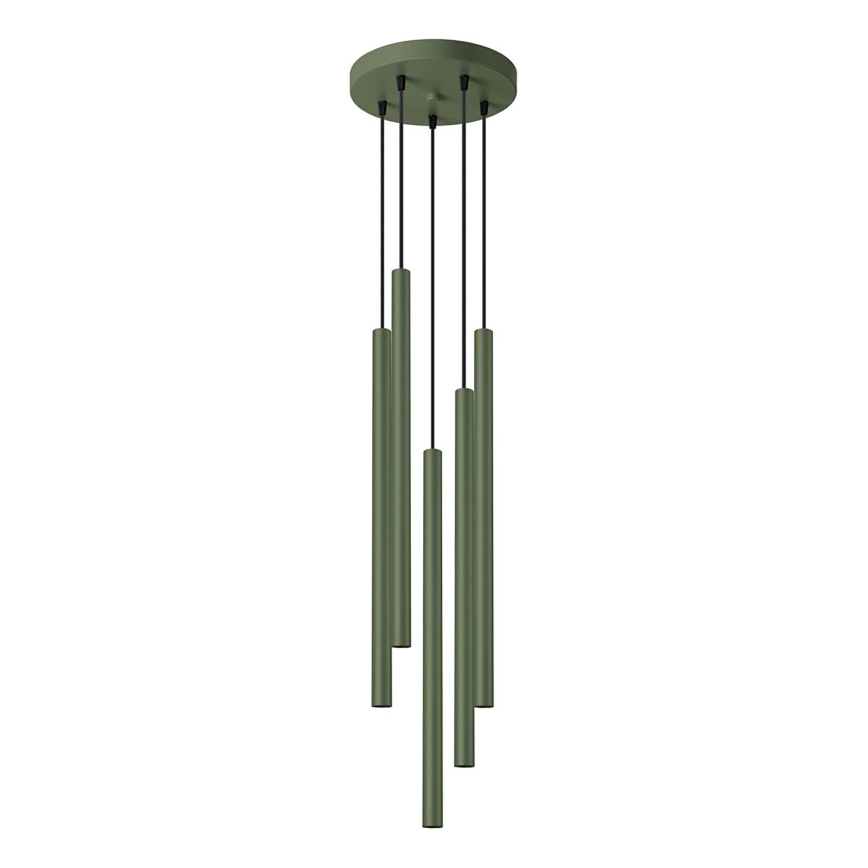 Pakabinamas sietynas PASTELO 5xG9/8W/230V žalia