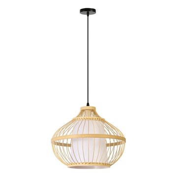 Pakabinamas sietynas PINCHOS 1xE27/40W/230V diametras 40 cm bambukas