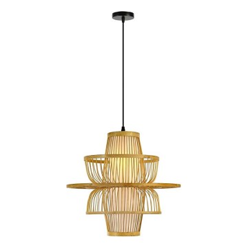 Pakabinamas sietynas PINCHOS 1xE27/40W/230V diametras 45 cm bambukas