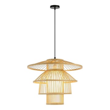 Pakabinamas sietynas PINCHOS 1xE27/40W/230V diametras 50 cm bambukas