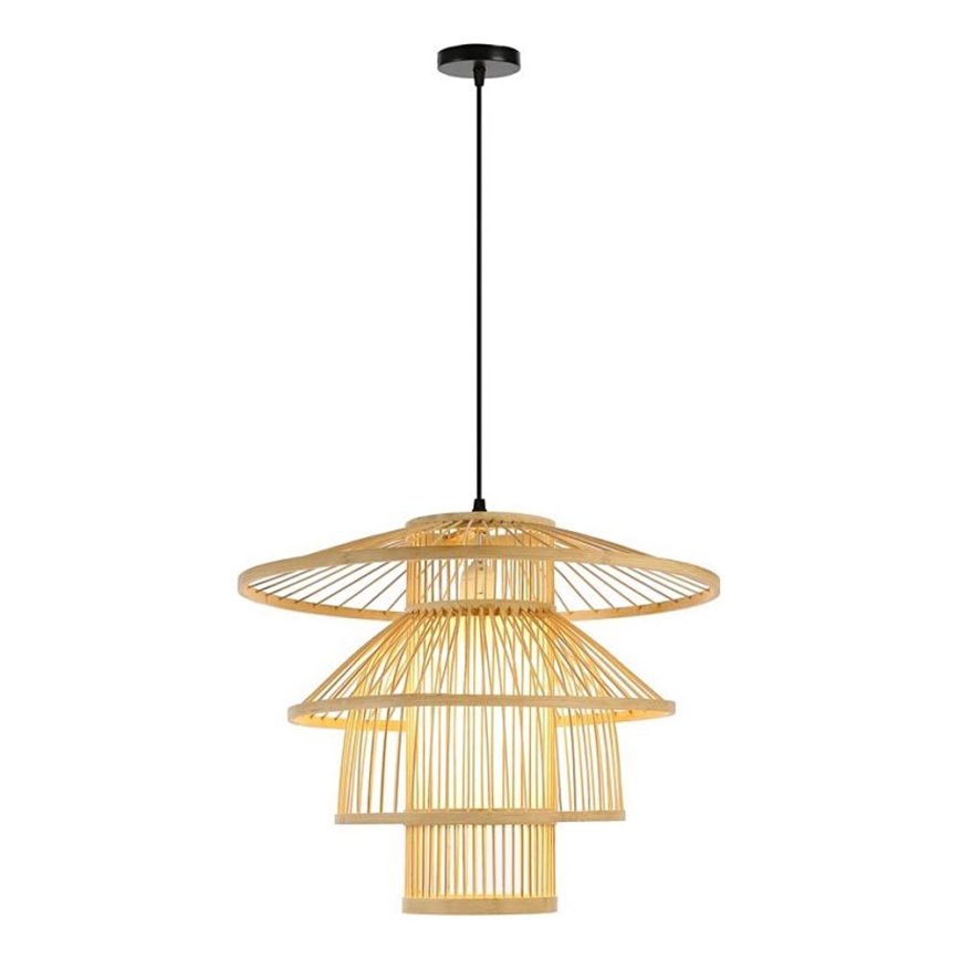 Pakabinamas sietynas PINCHOS 1xE27/40W/230V diametras 50 cm bambukas