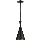 Pakabinamas sietynas PINIO 1xE27/60W/230V diametras 19 cm juoda