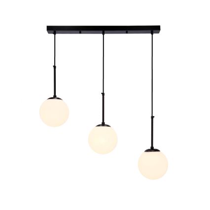 Pakabinamas sietynas POMPEI 3xE27/40W/230V juoda