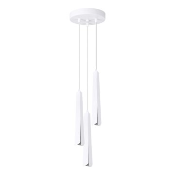 Pakabinamas sietynas PRYSM 3xG9/8W/230V balta