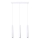 Pakabinamas sietynas PRYSM 3xG9/8W/230V balta