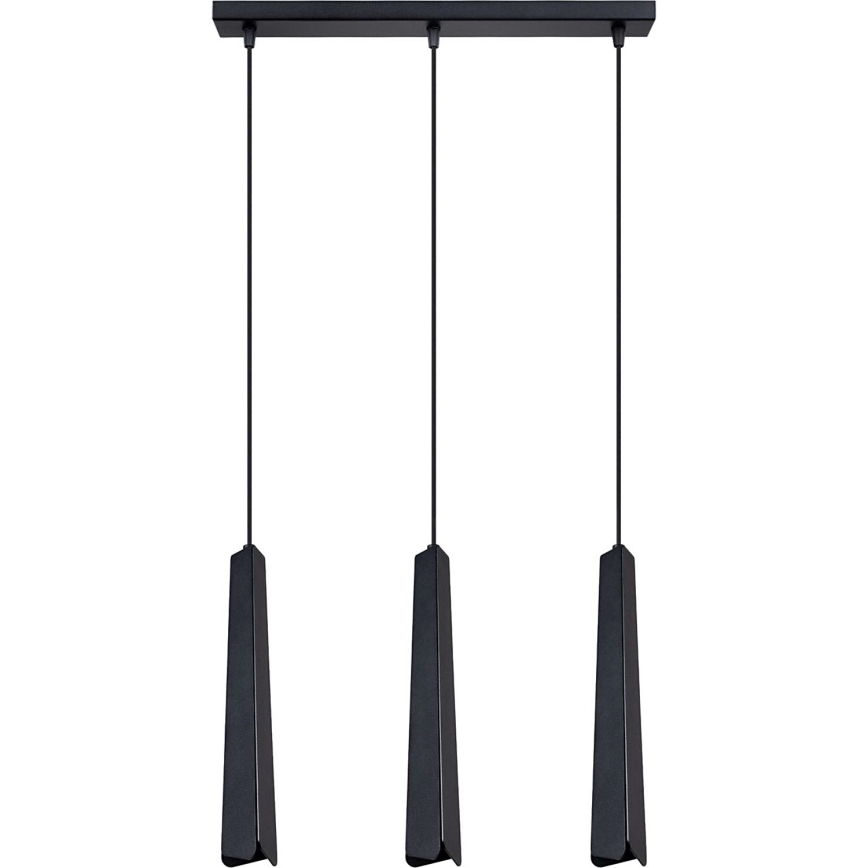 Pakabinamas sietynas PRYSM 3xG9/8W/230V juoda