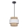 Pakabinamas sietynas RATTAN 1xE27/40W/230V balta/ruda