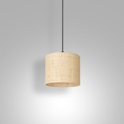 Pakabinamas sietynas RATTAN 1xE27/60W/230V d. 18 cm rotango
