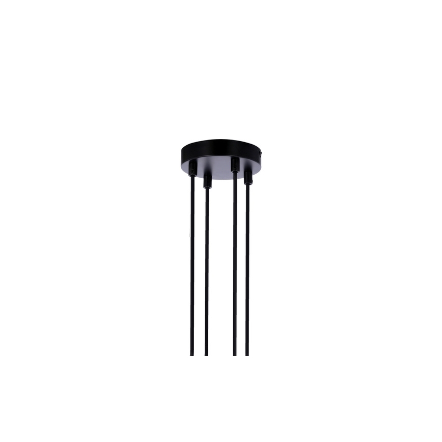 Pakabinamas sietynas RENO 4xE27/40W/230V juodas/rudas