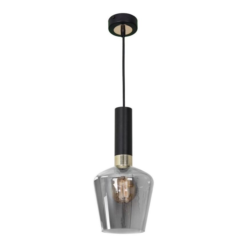 Pakabinamas sietynas ROMA BLACK 1xE27/60W/230V