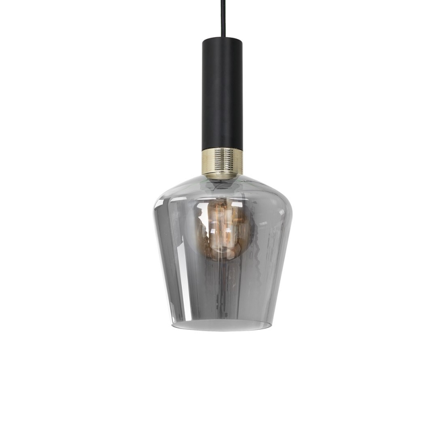 Pakabinamas sietynas ROMA BLACK 1xE27/60W/230V