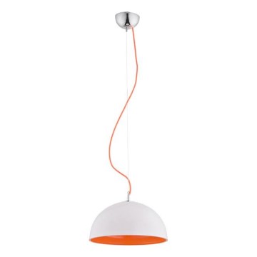 Pakabinamas sietynas RONNIE 1xE27/15W/230V balta/oranžinė