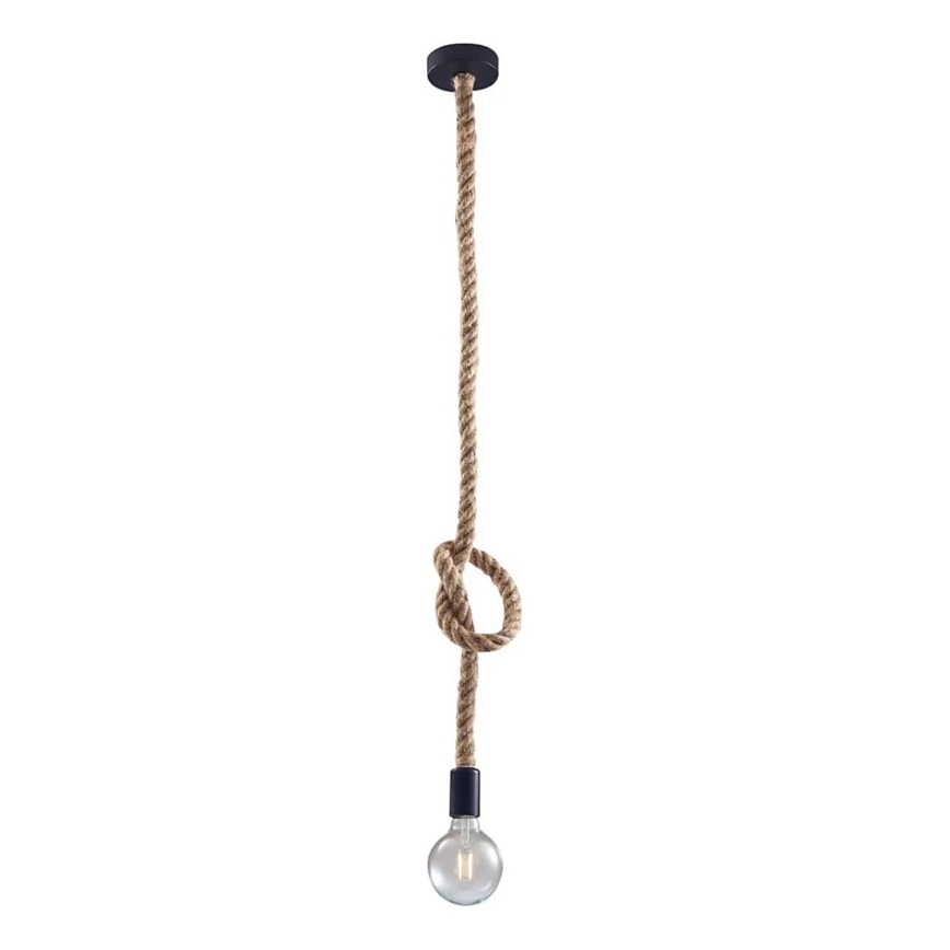 Pakabinamas sietynas ROPE 1xE27/12W/230V