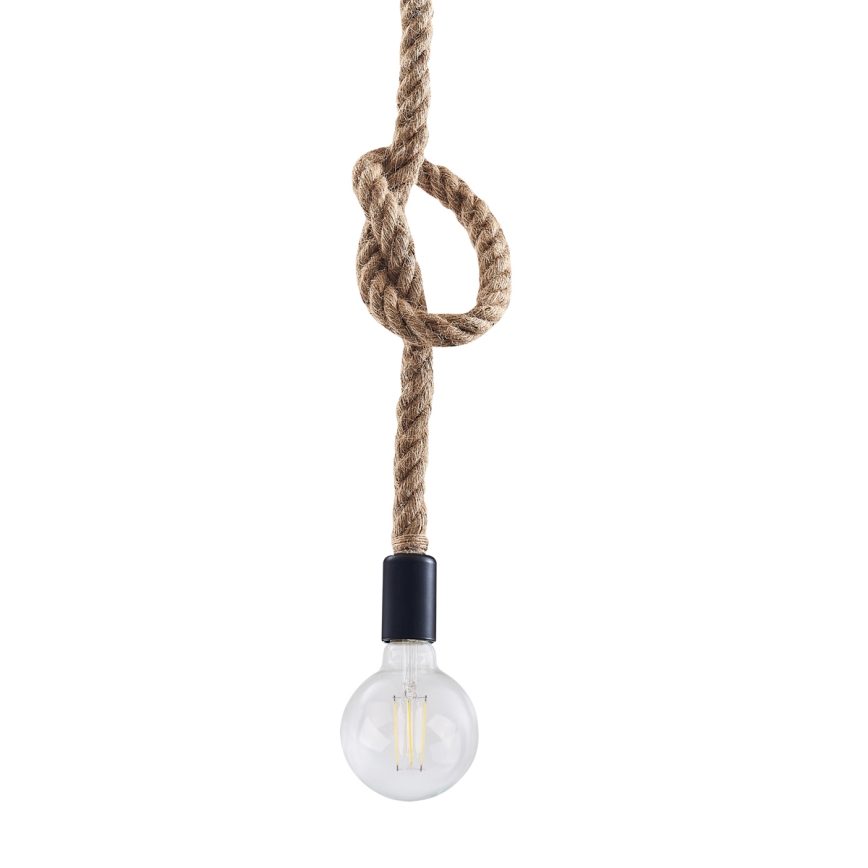 Pakabinamas sietynas ROPE 1xE27/12W/230V