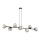Pakabinamas sietynas ROSSI 8xE14/10W/230V juoda/pilka
