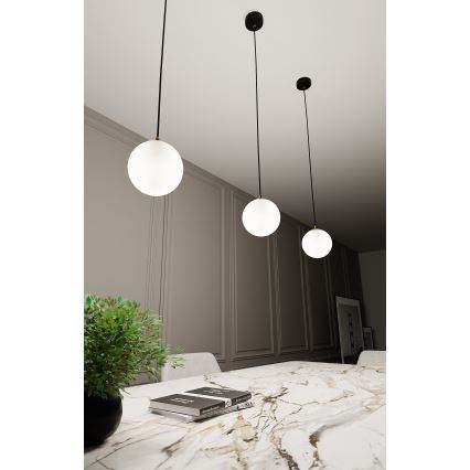 Pakabinamas sietynas ROYAL 1xE14/10W/230V diametras 14 cm juoda