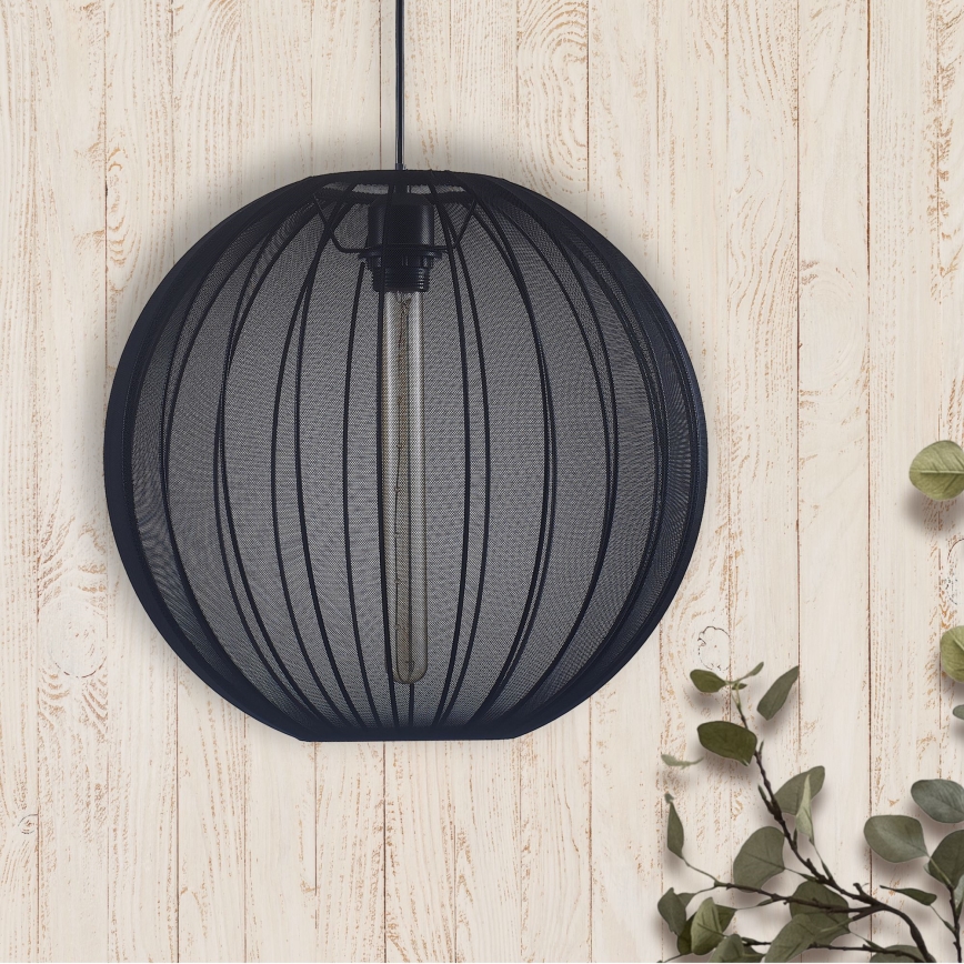 Pakabinamas sietynas SENSAI 1xE27/20W/230V diametras 40 cm juoda