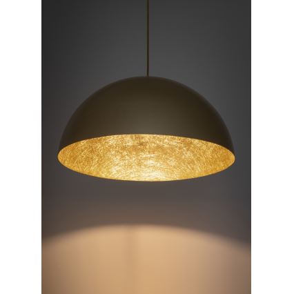 Pakabinamas sietynas SFERA 1xE27/60W/230V d. 35 cm aukso