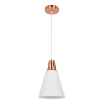 Pakabinamas sietynas SHADE 1xE27/15W/230V varis/baltas