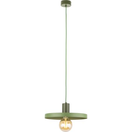 Pakabinamas sietynas SILA 1xE27/15W/230V diametras 30 cm žalia